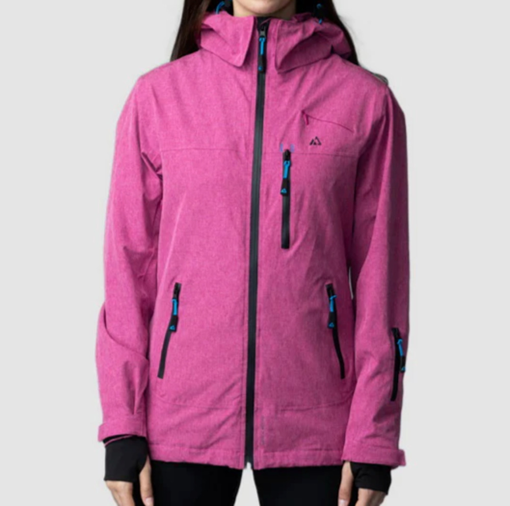 Apricoat Women's Jacket in Pink with Removable Hood Size Medium